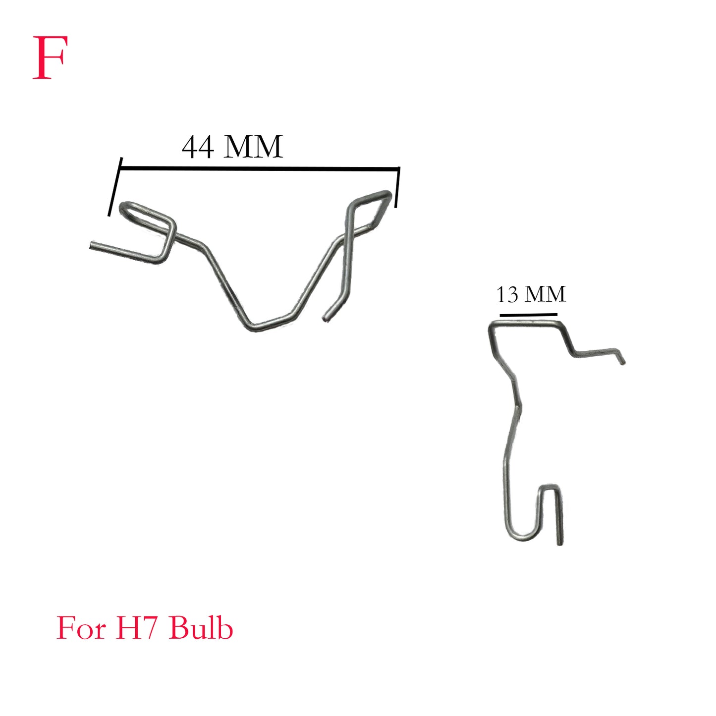 Headlight Wire Metal Support Lamp Bulb Base Clip H1 H4 H7