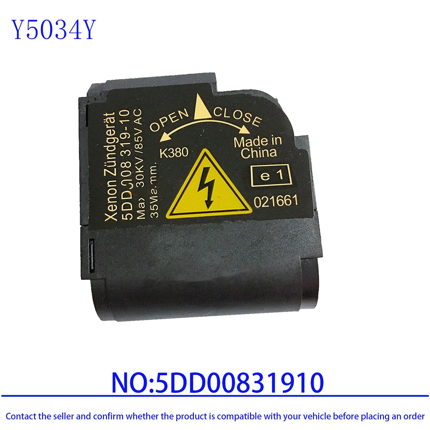 D2S HID Bulb Base Ballast 5DD00831910 5DD00831950 for Mercedes-Benz A0028206925 A0028206926 A0038202626 A0028202526